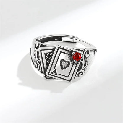 Ace Card Ring - Infinite Steampunk