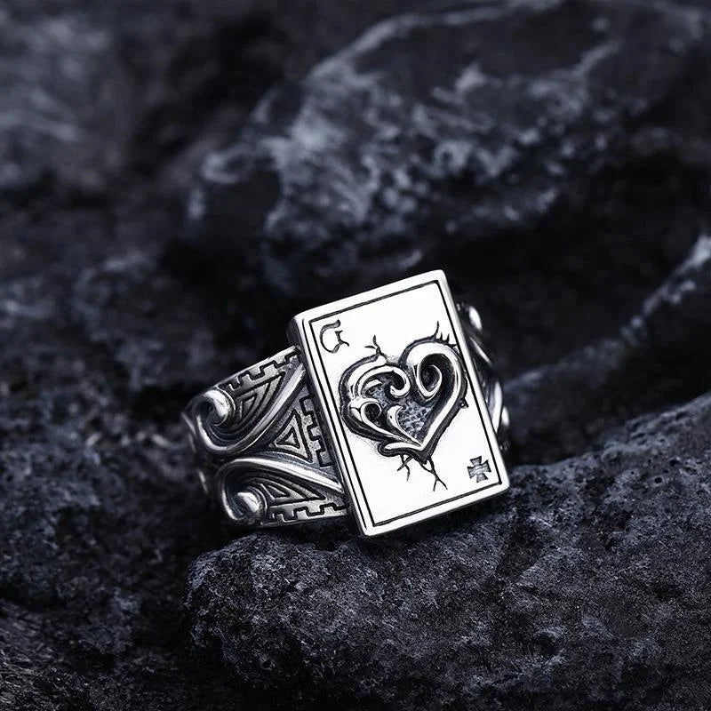 Ace Card Ring - Infinite Steampunk