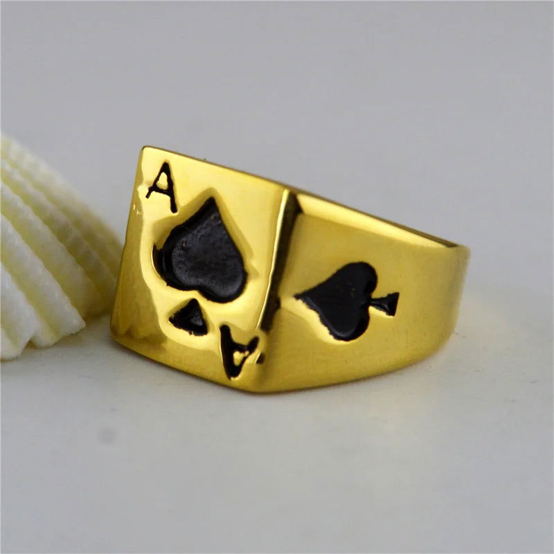 Ace Card Ring - Infinite Steampunk