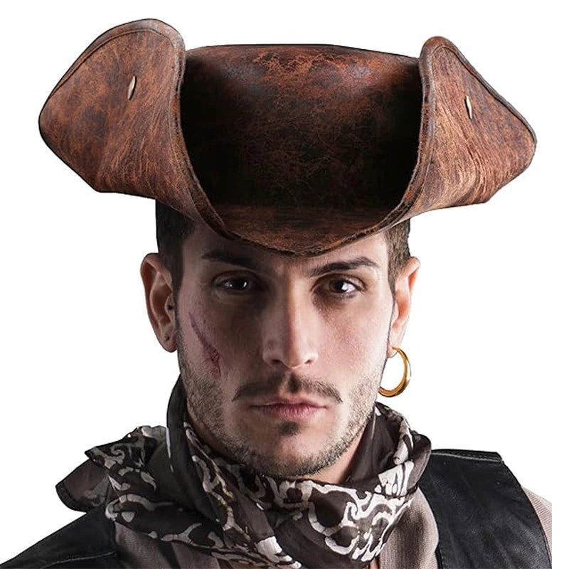 Faux Leather Pirate Hat - Infinite Steampunk