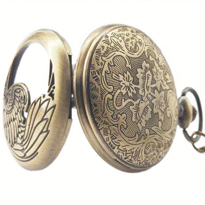 Feathered Wing Pocket Watch - Infinite Steampunk