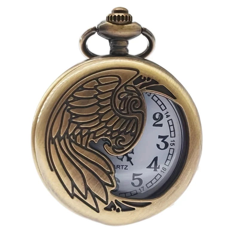 Feathered Wing Pocket Watch - Infinite Steampunk