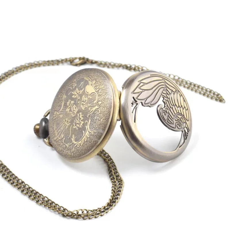 Feathered Wing Pocket Watch - Infinite Steampunk