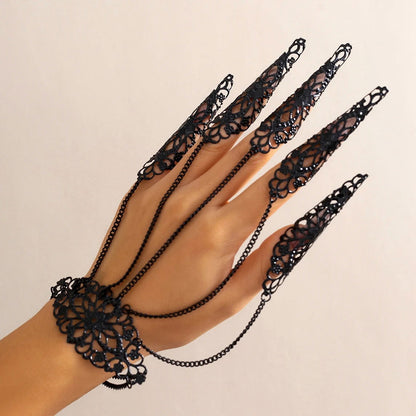 Finger Wrist Chain Bracelet - Infinite Steampunk