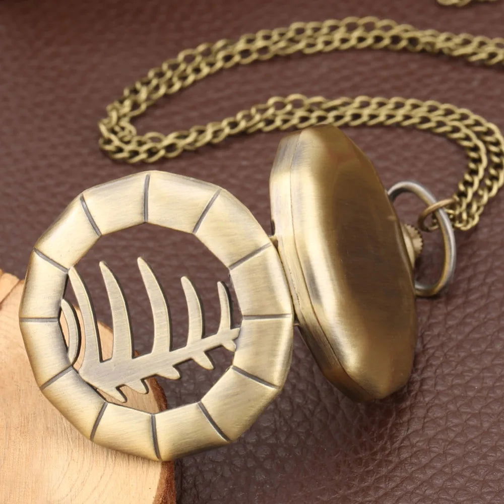 Fishbone Pocket Watch - Infinite Steampunk