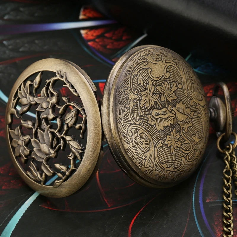 Flower Pocket Watch - Infinite Steampunk