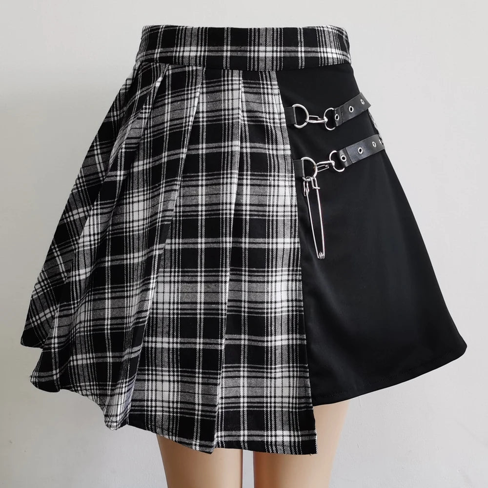 Gothic Pleated Skirt Fashion - Infinite Steampunk