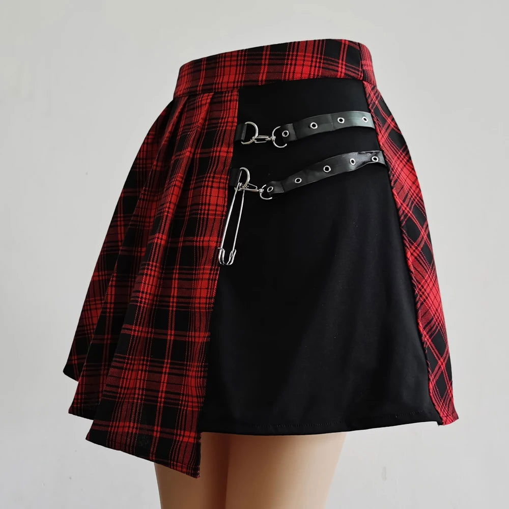 Gothic Pleated Skirt Fashion - Infinite Steampunk