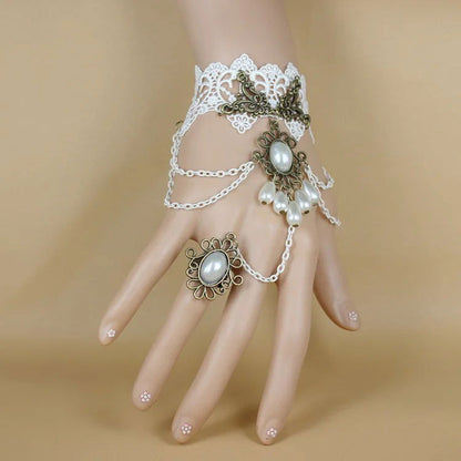 Gothic Steampunk Lace Cuff - Infinite Steampunk