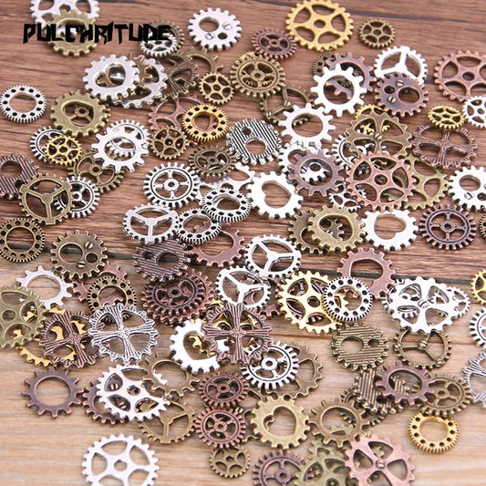 Mix Alloy Mechanical Steampunk Cogs & Gears , Infinite Steampunk