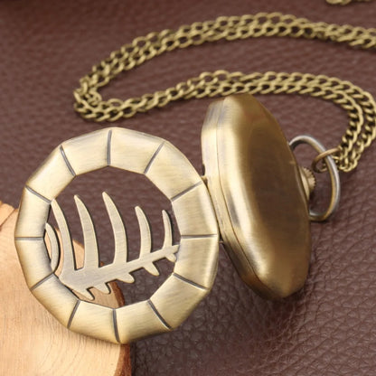 Fishbone Pocket Watch , Infinite Steampunk