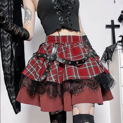 Lolita Mini Harajuku Skirt - Infinite Steampunk