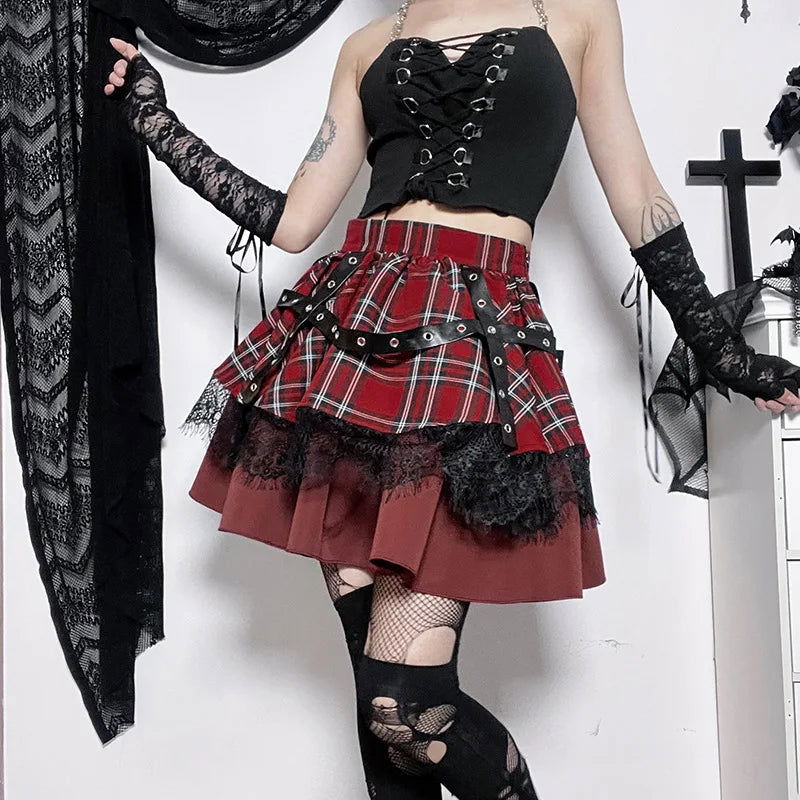 Lolita Mini Harajuku Skirt - Infinite Steampunk