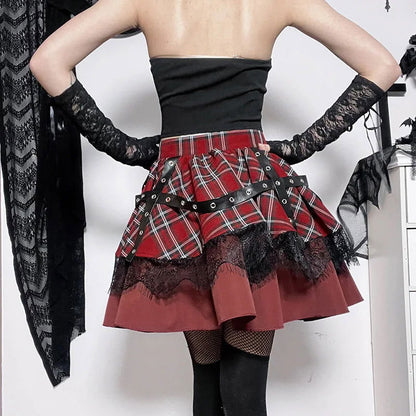 Lolita Mini Harajuku Skirt - Infinite Steampunk