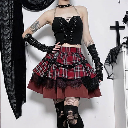 Lolita Mini Harajuku Skirt - Infinite Steampunk