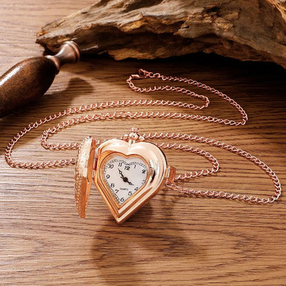 Love Heart Pocket Watch - Infinite Steampunk