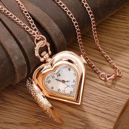 Love Heart Pocket Watch - Infinite Steampunk