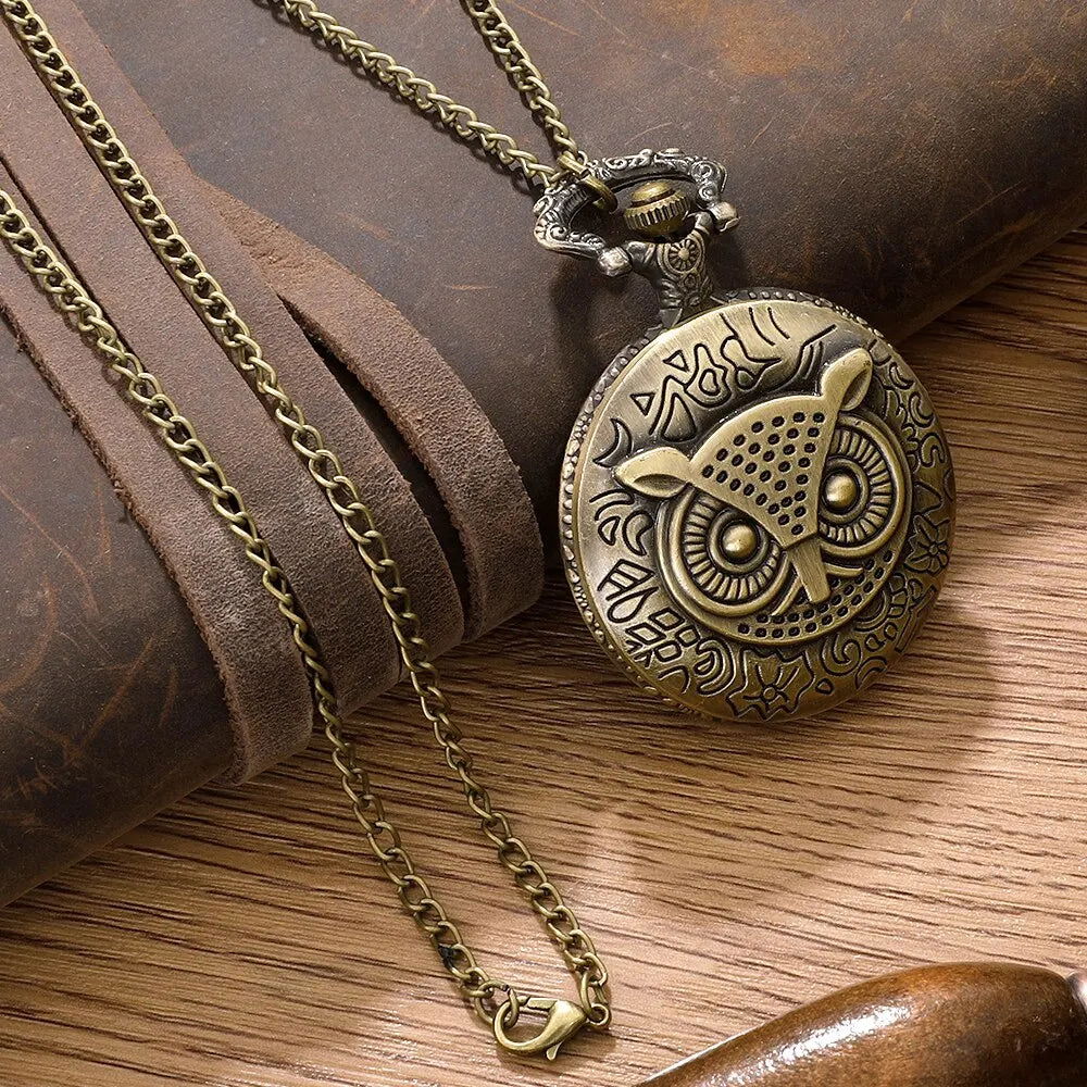 Night Owl Pocket Watch - Infinite Steampunk