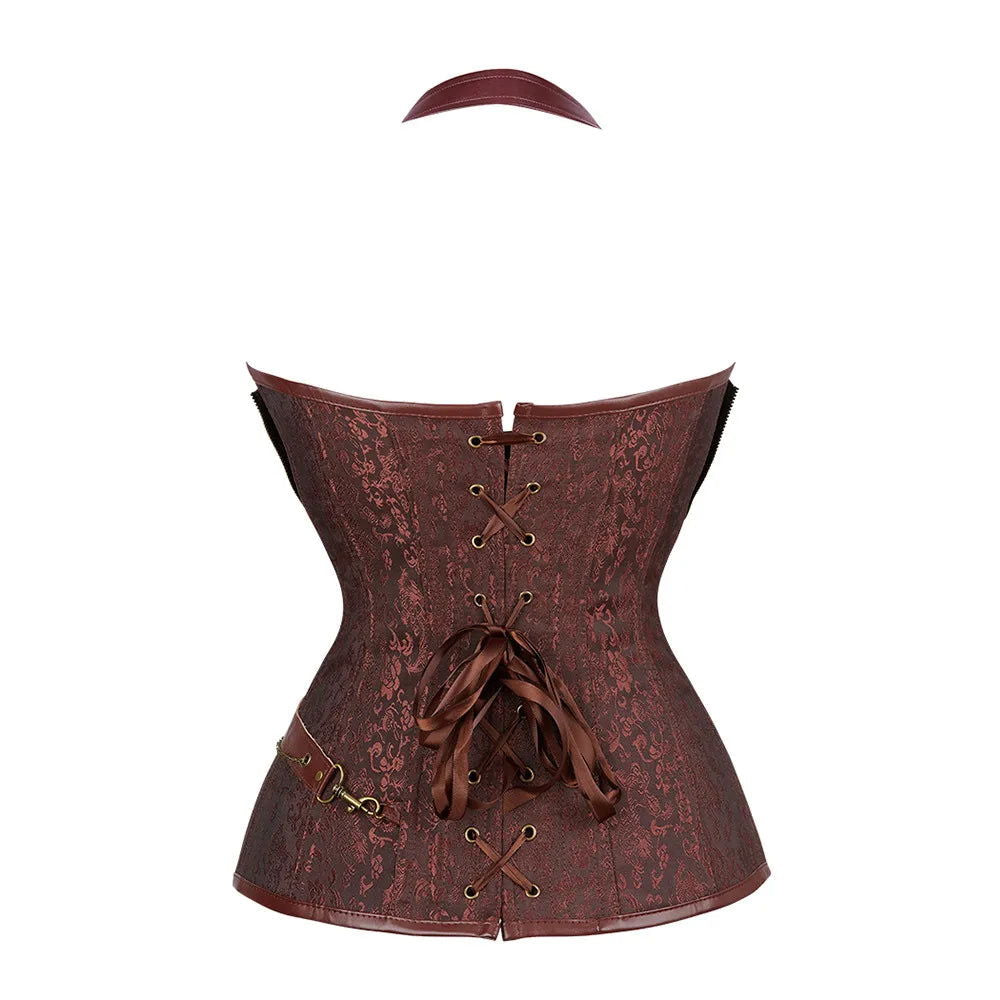 Pirate Zipped Bustier - Infinite Steampunk