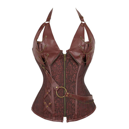 Pirate Zipped Bustier - Infinite Steampunk