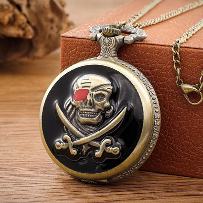 Punk Pirate Pocket Watch - Infinite Steampunk