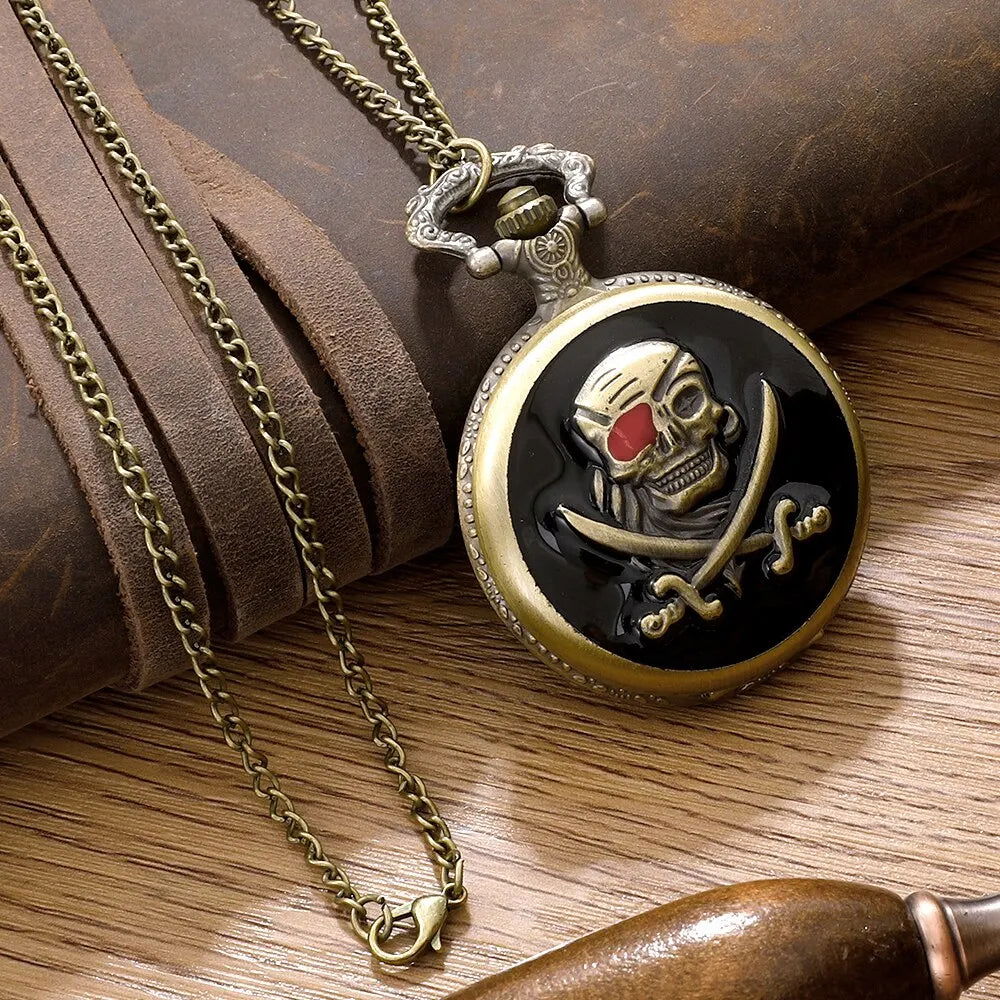 Punk Pirate Pocket Watch - Infinite Steampunk