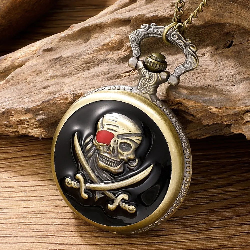 Punk Pirate Pocket Watch - Infinite Steampunk