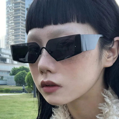 Retro Frameless Sunglasses - Infinite Steampunk