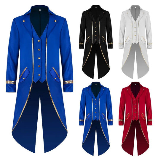 Retro Mid-length Coat - Infinite Steampunk