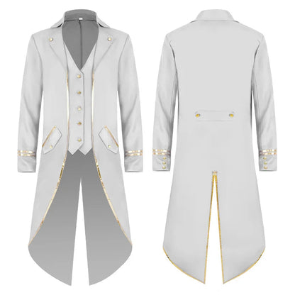 Retro Mid-length Coat - Infinite Steampunk