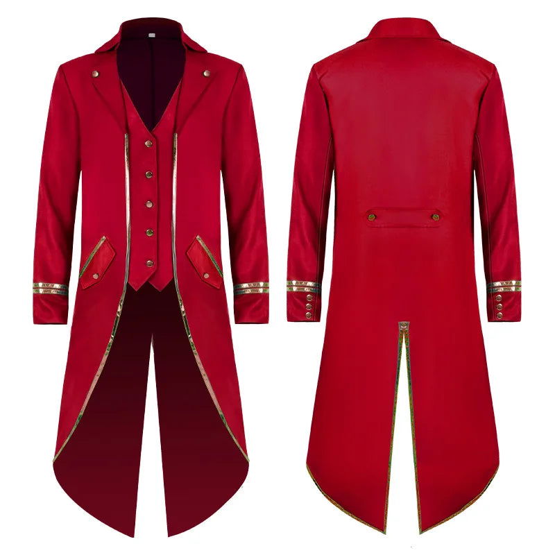 Retro Mid-length Coat - Infinite Steampunk