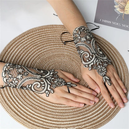 Embroidery Lace Bracelet Gloves