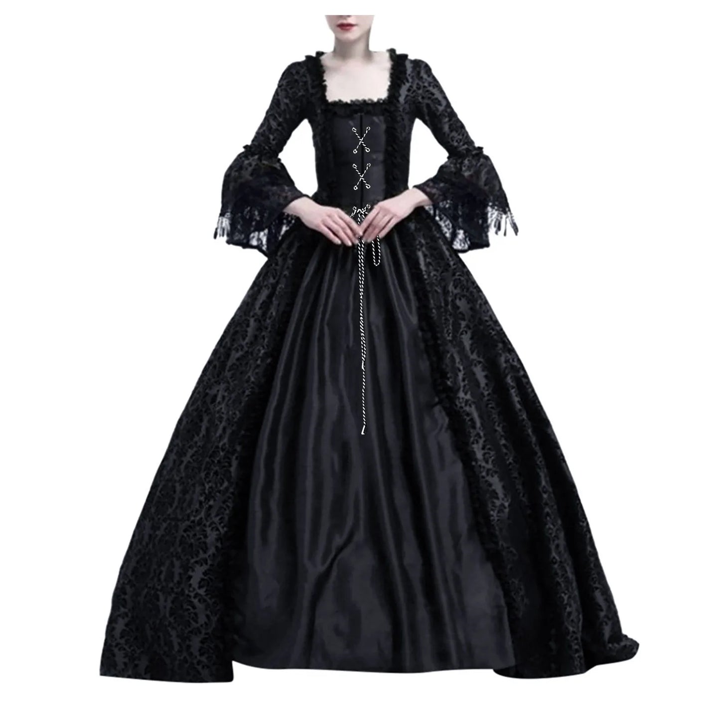 Vintage Gothic Long Sleeve Dress