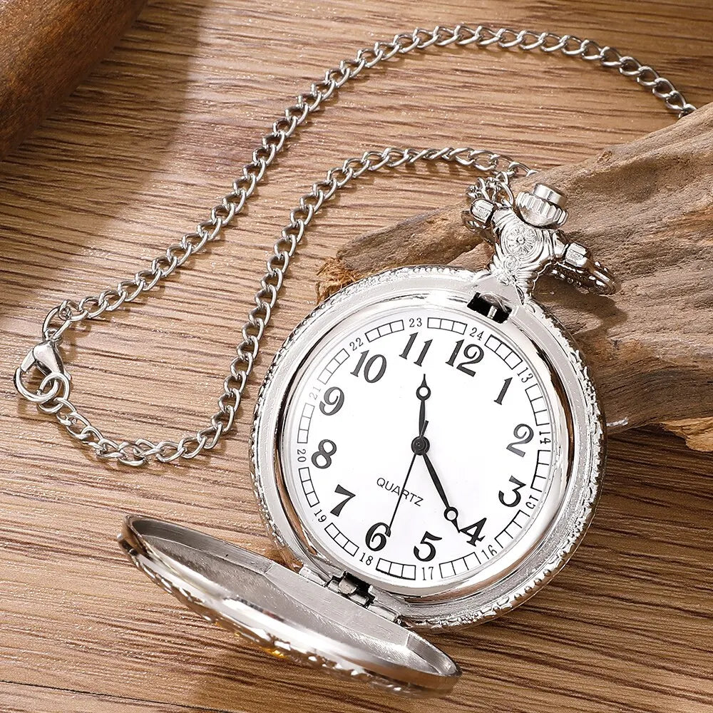 Steam Train Pocket Watch , Infinite Steampunk