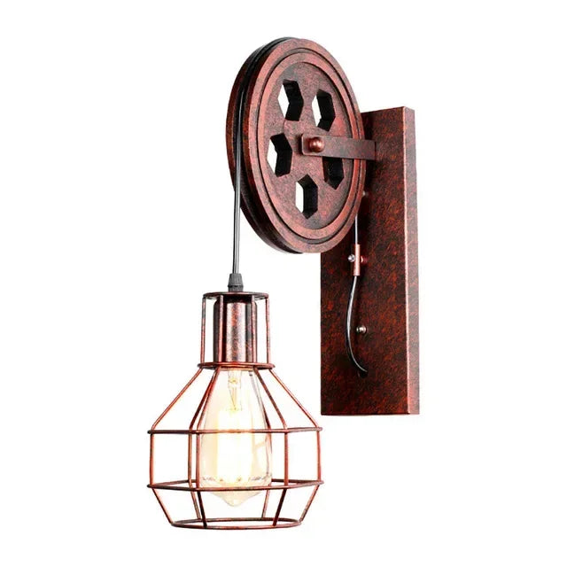 Retro Industrial LED Wall Lamp , Infinite Steampunk