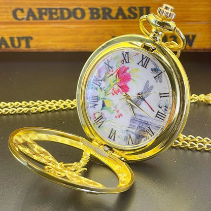 Dragonfly Pocket Watch , Infinite Steampunk