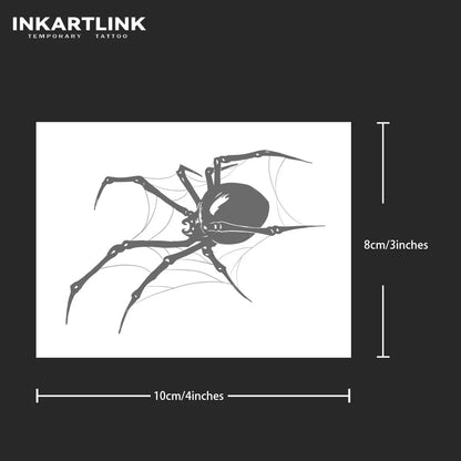 Spinne temporäre Tattoo