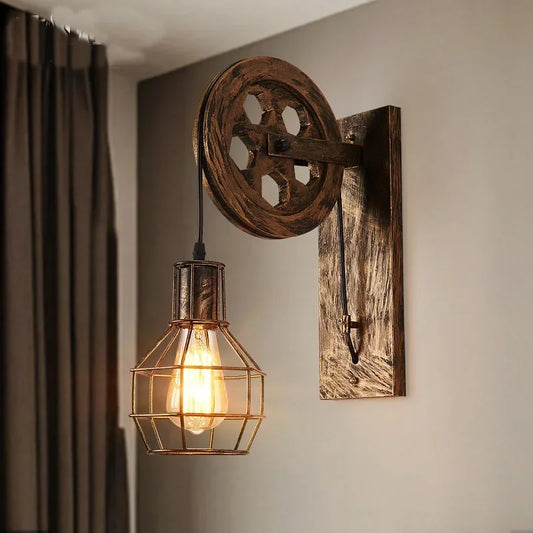 Retro Industrial LED Wall Lamp , Infinite Steampunk