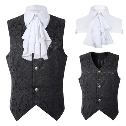 Steampunk Victorian Waistcoat With Cravat , Infinite Steampunk