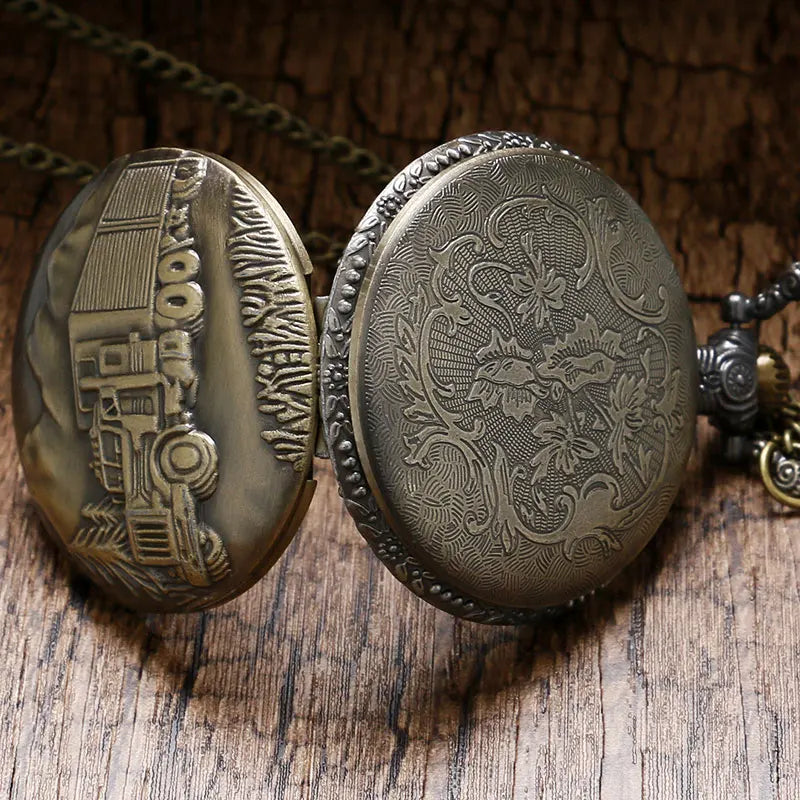 Trucker Pocket Watch , Infinite Steampunk