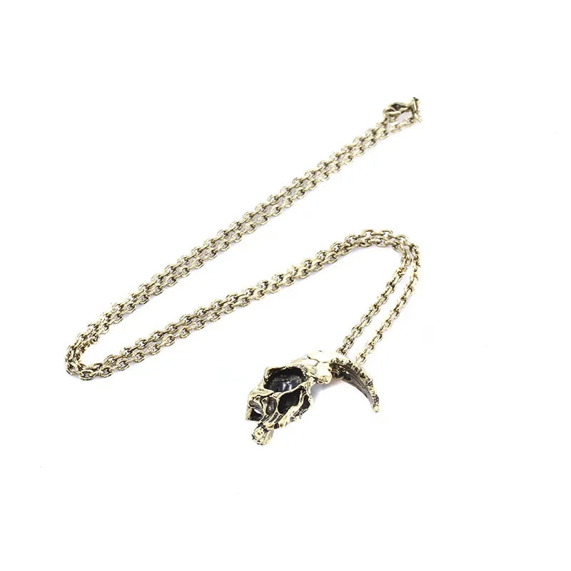 Gothic Skull Pendant Necklace