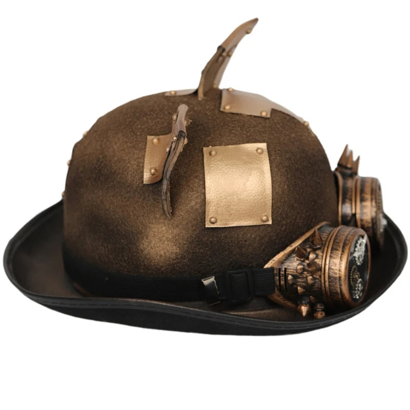 Steampunk Felt Hat , Infinite Steampunk