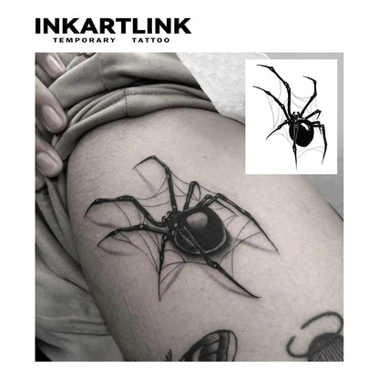 Spinne temporäre Tattoo