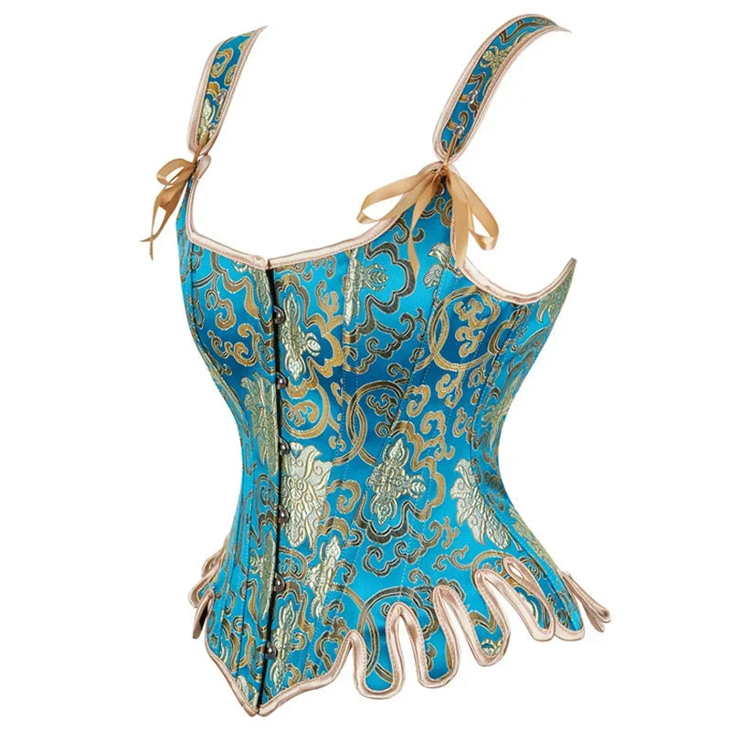 Vintage Embroidered Bustier , Infinite Steampunk