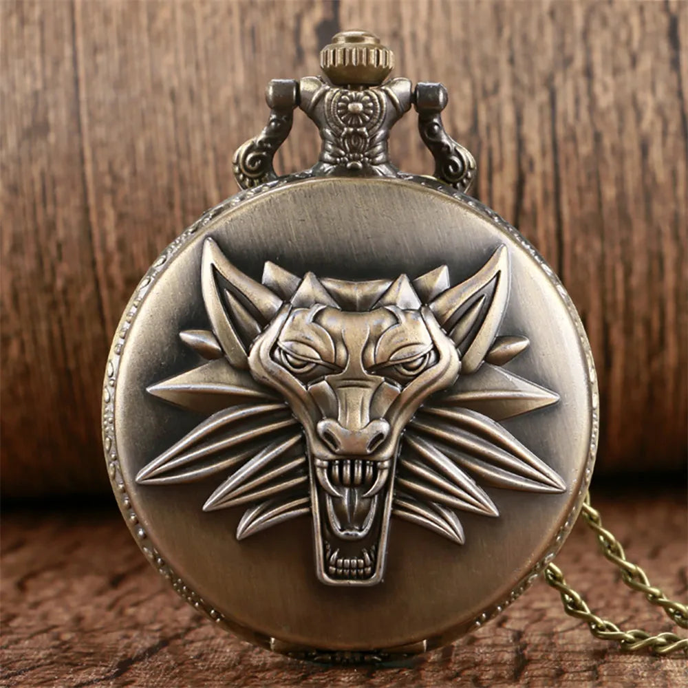 Roaring Lion Pocket Watch , Infinite Steampunk