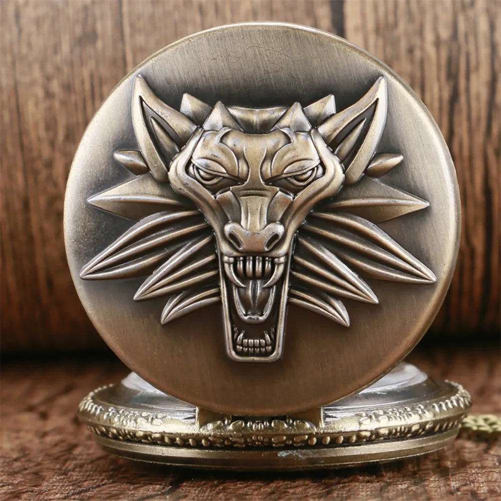 Roaring Lion Pocket Watch , Infinite Steampunk