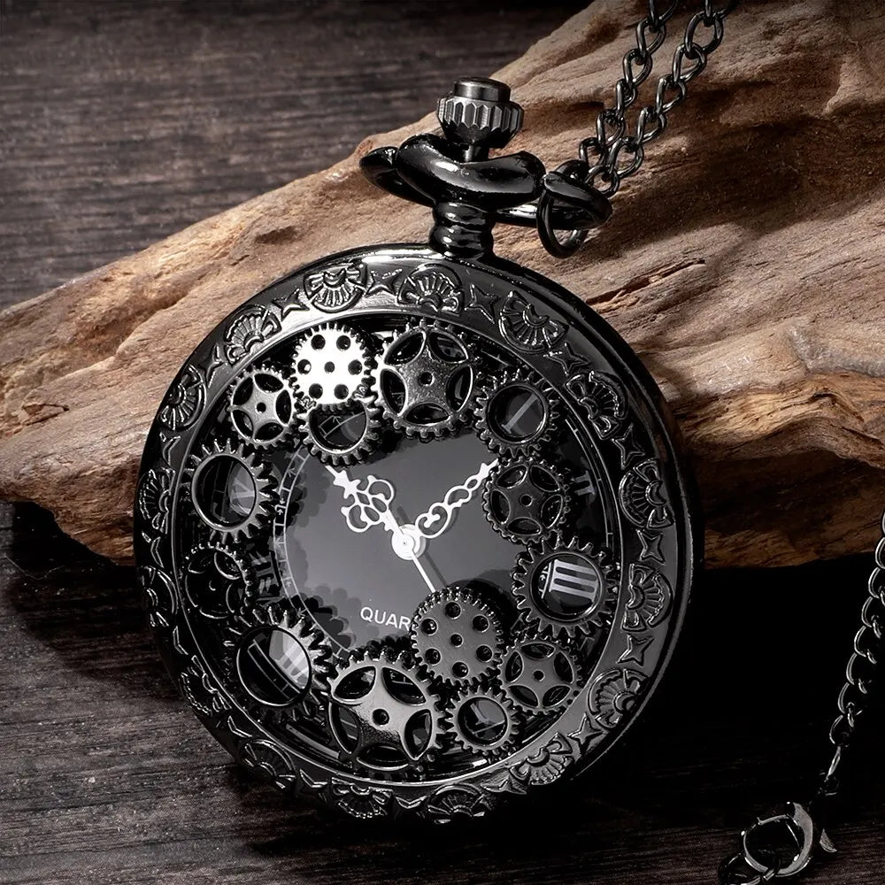 Hollow Gear Pocket Watch , Infinite Steampunk