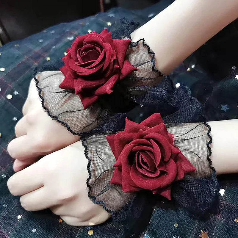 Lolita Lace Wrist Cuffs