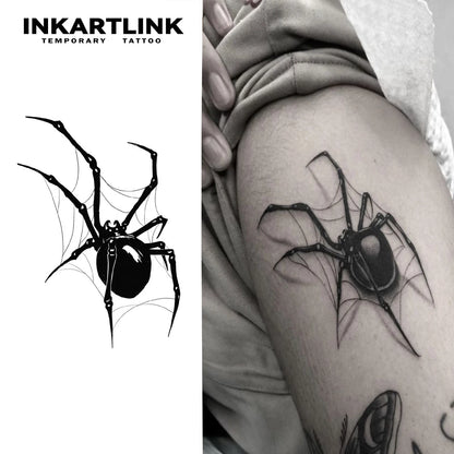 Spinne temporäre Tattoo