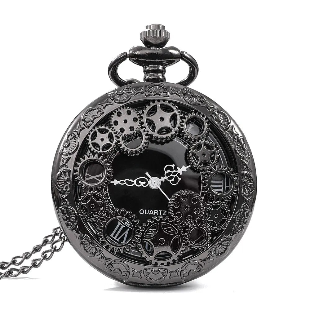 Hollow Gear Pocket Watch , Infinite Steampunk